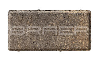  Брусчатка Braer Прямоугольник (кирпич) ColorMix 200х100х40 мм Каштан: внешний вид