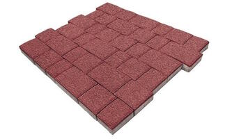  Тротуарная плитка Artstein Инсбрук Инн 60 мм Красный: внешний вид