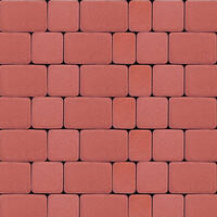  Тротуарная плитка Инсбрук Альт 40 мм Красный: внешний вид